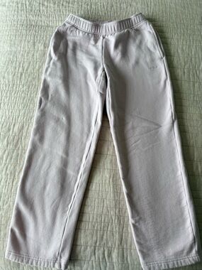 Aritzia Pale Pink Fleece Sweatpants